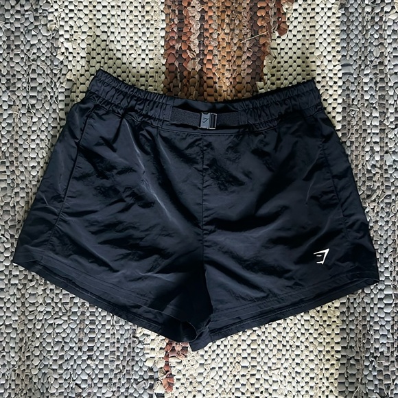 Gymshark Buckle Shorts Black Size Small - Picture 1 of 5